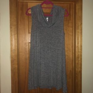 Bunched Neckline Comfy Shirt